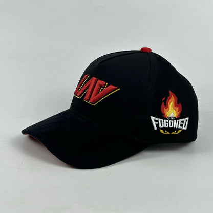LAV x FOGONEO Black & Red Cap