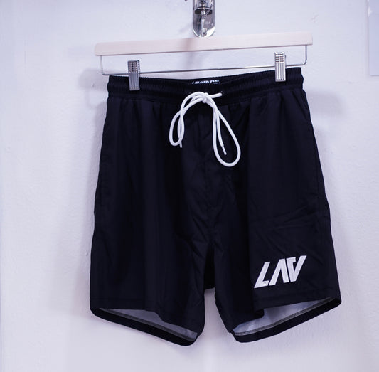 LAV Embroidered Black Short