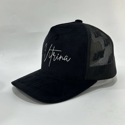 La Vitrina Black Mesh Cap