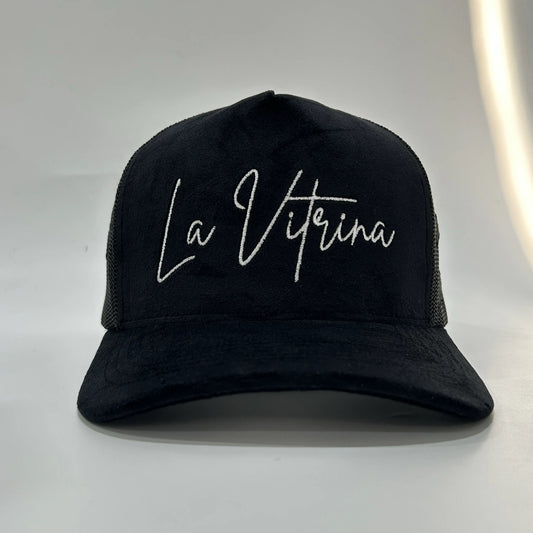 La Vitrina Black Mesh Cap