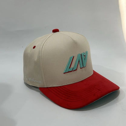 LAV Fear of Being Average Red & Blue Cap